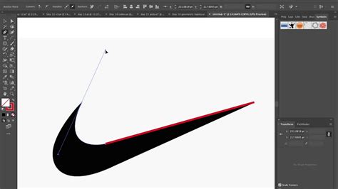 illustratie met nike logo|nike illustrator logo.